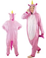 deguisement Kigurumi licorne rose adulte, taille unique