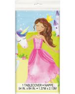 nappe anniversaire princesse et licorne