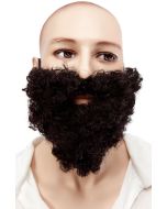 Barbe longue foncée