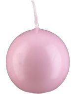 Bougie ronde rose