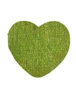 Pétales coeur métallisé - vert