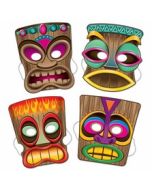 Masque tiki x4