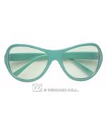 Lunettes "seventies" - bleu