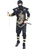Déguisement homme Ninja or taille XL