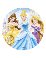 Disque en mousse Ø22 – Princesses Disney