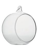 Boule verre ouverte - 8 cm