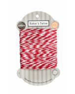 Cordelette bicolore 18 m - rouge