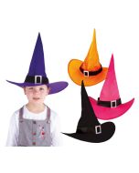 Chapeau de sorcière enfant - 4 couleurs