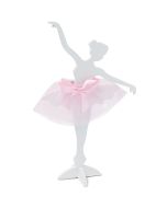 Centre de table danseuse bois et tulle