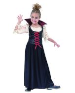 Costume fille vampiresse sanglante luxe - Taille 4/6 ans