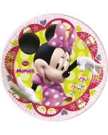 8 assiettes Minnie Bow-Tique - 23 cm 