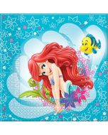 20 serviettes Ariel La Petite Sirène