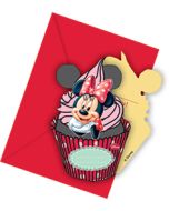 6 cartes d’invitation – Minnie Café