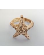4 Ronds de serviette - Etoile de mer
