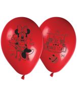 8 ballons décorés – Minnie Café