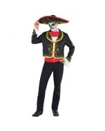 Costume homme squelette jour des morts - Grande taille