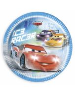 8 assiettes 23 cm cars ice racers