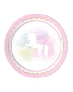 8 assiettes believe in unicorns