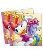 20 serviettes Daisy