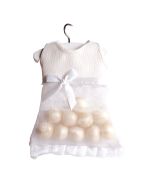 10 robes voile cuir blanc