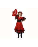 Déguisement de danseuse de flamenco - à pois - 3/4 ans