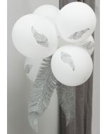 Ballons plume blanc - x8