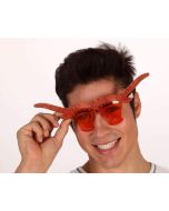 Lunettes forme taureau en plastique