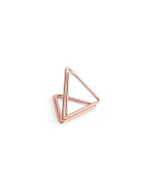 Support marque place triangle rose gold x10