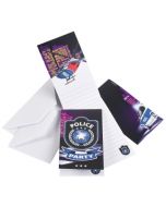 8 Cartes d’invitation police
