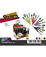 Set de 4 couverts assortis