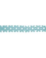 Guirlandes mini fleur - turquoise