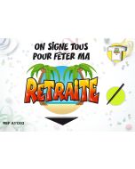 T-shirt Retraite + stylo