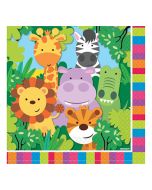 20 serviettes Jungle Friends