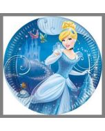 Assiettes Cendrillon 20 cm Ø - x8