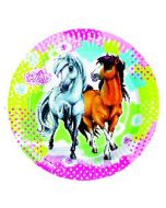 lot de 6 assiette cheval 