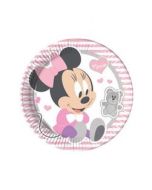 8 assiettes Minnie baby 23 cm