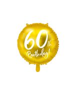 Ballon anniversaire 60 ans or 