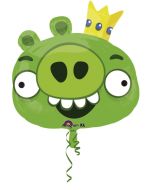 Ballon hélium Angry Birds "Green King Pig"