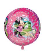 Ballon hélium anniversaire Minnie Sphère