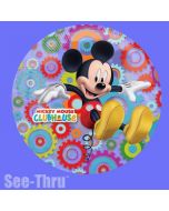 Ballon transparent Mickey "Clubhouse" 66 cm