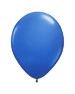 100 ballons unis - bleu