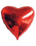 Ballon hélium coeur géant - Rouge