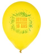 Ballons Joyeux Anniversaire 18 ans