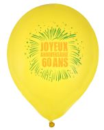 Ballons Joyeux Anniversaire 60 ans