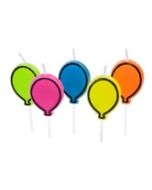 5 bougies sur piques ballons