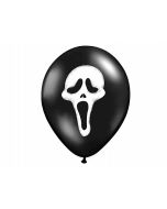 Ballons Halloween masque Scream x6