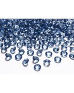 Diamant rond bleu - Ø 1,2 cm