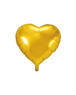 ballon hélium coeur or