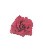 24 roses en satin autoadhésives - Rouge