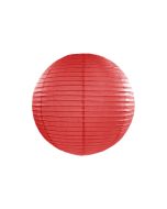 Boule en papier rouge 35 cm